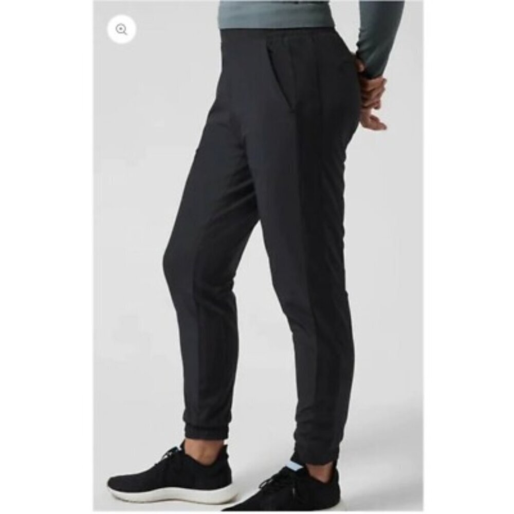 Athleta Brooklyn Textured Jogger Pants Black 10T